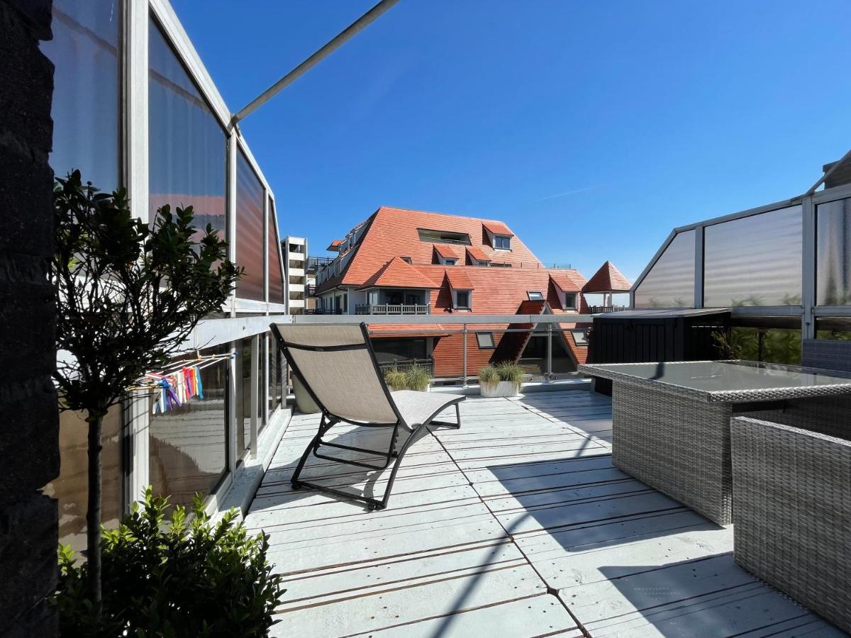 Penthousestudio met groot zonneterras Nieuwpoort Buitenkant foto